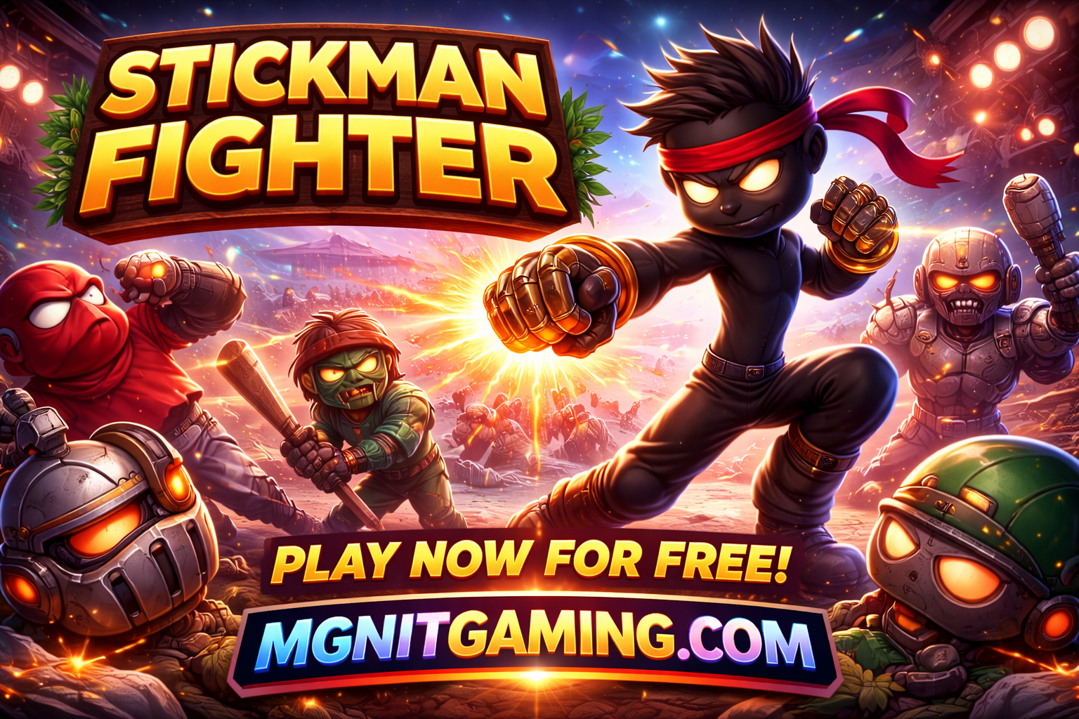 Play Stickman Fighter Online | Best Free Fighting Game | MGNiT Gaming